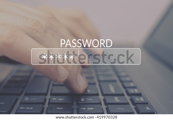 Password Box in Internet\
Browser
