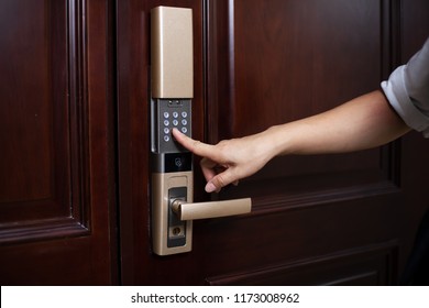 Password Lock At Smart Home 