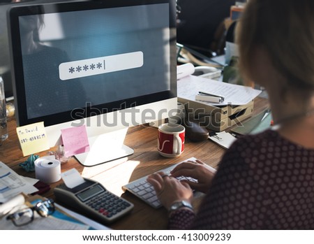 Password Security Login Technology Business Concept