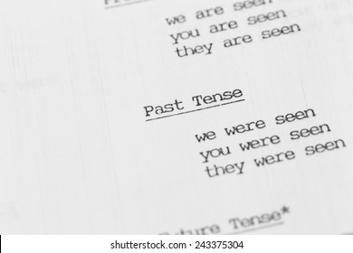 Past Tense