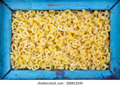 Pasta Alphabet And Numbers