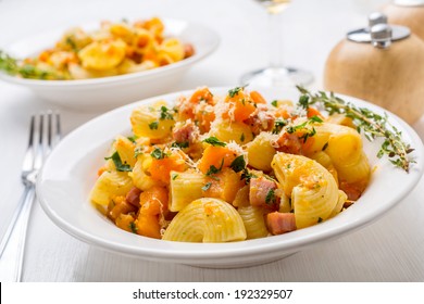 Pasta With Butternut Squash And Pancetta