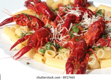 Pasta With Crawfish And Tomato Sauce