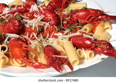 Pasta With Crawfish And Tomato Sauce