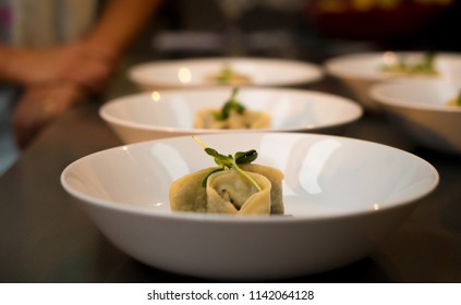 Pasta Dish With Symetry 