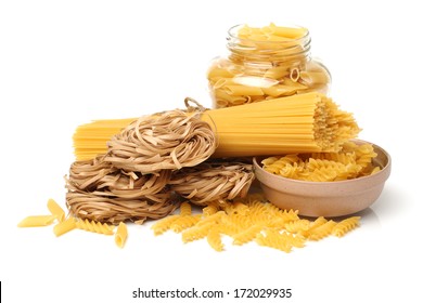 Pasta On White Background 