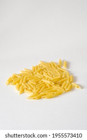 Pasta On White Background Vertical