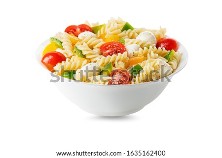 Similar – Image, Stock Photo Pasta salad Food Vegetable