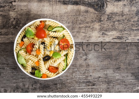 Similar – Pasta salad Food Vegetable