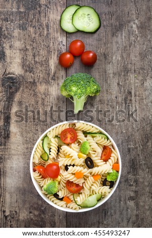 Pasta salad Food Vegetable