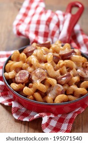 Pasta With Smoked Sausage And Cheesy Tomato Sauce