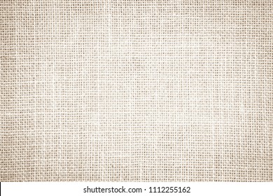 Pastel Abstract Hessian Or Sackcloth Fabric Or Hemp Sack Texture Background. Wallpaper Of Artistic Wale Linen Canvas. Blanket Or Curtain Of Cotton Pattern With Copy Space For Text Decoration.