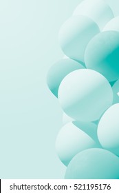 Pastel Balloons For Background