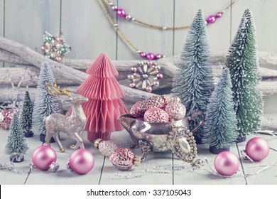 Pastel Colored Decoration For Christmas