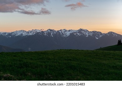 Pastel Colors Mountaintop Sunset Love