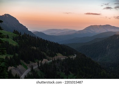 Pastel Colors Mountaintop Sunset Love