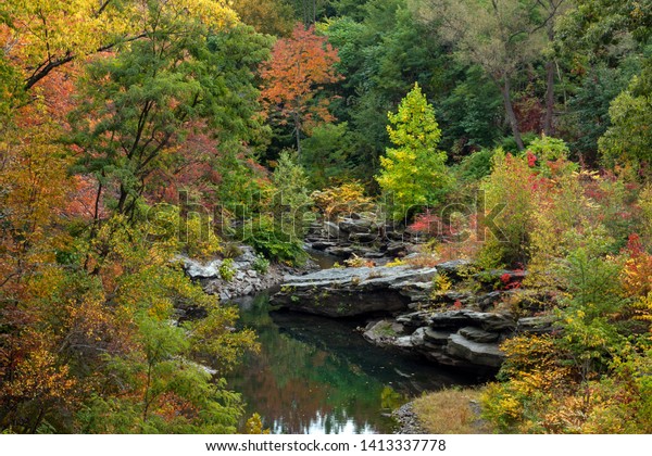 Pastel Colors Roaring Brook Glen During Stock Photo (Edit Now) 1413337778