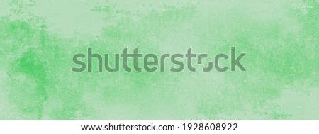 Pastel green abstract painted watercolor aquarelle paper template design texture background banner panorama
