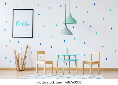 Kids Room Wallpaper Pattern Stock Photos Images