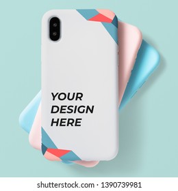 Pastel Mobile Phone Case Mockup