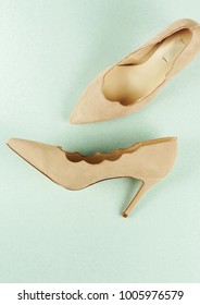 pale nude heels