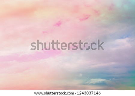 Pastel Pink Blue Color Sky Wallpaper Stock Photo Edit Now