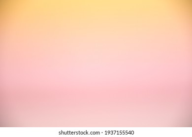 Pastel Pink And Yellow Gradient Empty Background