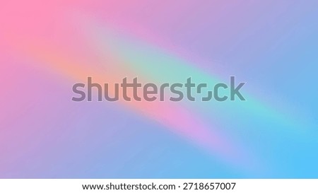 Pastel Rainbow Gradient Background  Soft Bokeh Blend Effect.