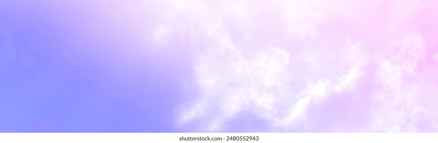 Cielo pastel con nubes