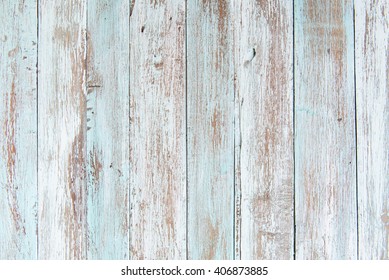 pastel wood wooden white blue With plank texture wall background Through use wash Giving a feeling of looking old and beautiful - Shutterstock ID 406873885