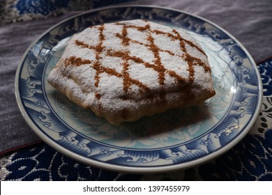 Pastilla Is A Traditional Moroccan Food Consumed In Countries Of The Maghreb. Fez, Morocco.