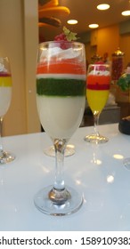 pastry dessert in glass cup