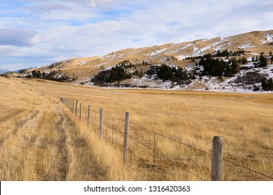 Pasture Land At Bozeman Pass On Old Boseman Hill Road Montana