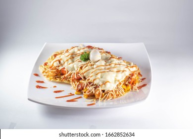 Patacon Mixto With Corn (cob) And Cheese