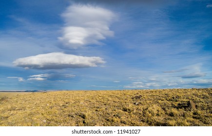 Patagonian Steppe & Clouds