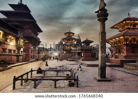 Patan Durbar Square in Katmandu, Nepal Foto stock © 