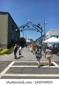 Patchogue, NY / United States - June 23, 2019: The Patchogue Arts On Terry Art Festival In Patchogue, Long Island, NY.