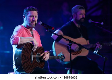 PATCHOGUE, NY-FEB 3: Musician Craig Morgan (L) Performs Onstage At The Emporium On February 3, 2016 In Patchogue, New York.