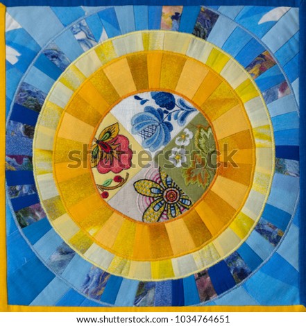Patchwork, quilt. Panel 