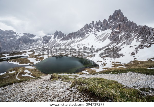 Paternkofel Circuit Lago Dei Piani Crodon Stock Photo Edit Now