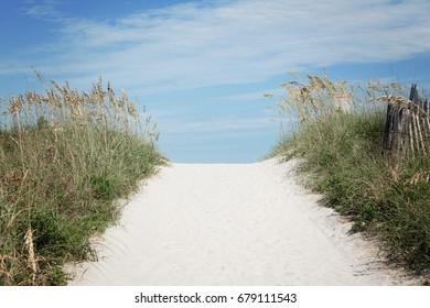 path to the beach