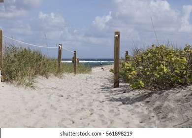 Path To Beach At South Inlet Park Boca Raton Florida