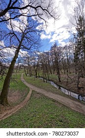 The Path By The River In The Park Sub Arini Sibiu Romania