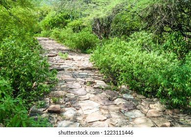 Path In Chicamocha River Canyon In Colombia