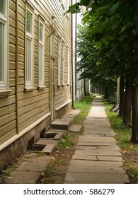path down the street