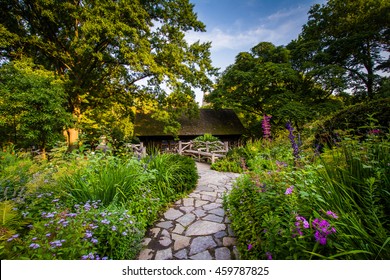 path and flowers at the shakespeare garden in central park manhattan new york - Shakespeare Garden Central Park path and flowers at the shakespeare garden in central park manhattan new york - Shakespeare Garden Central Park