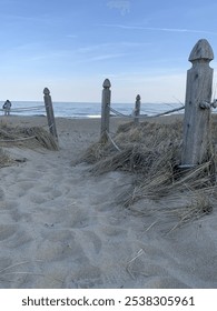 Path heading down to the ocean