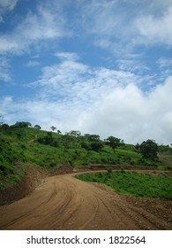 path up a hill