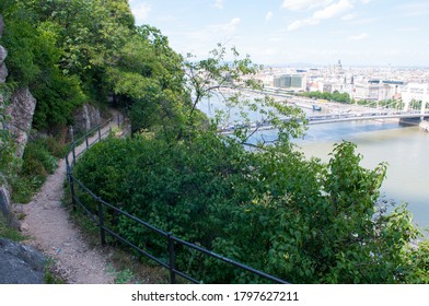 Path In The Gellért Hill In Budapest