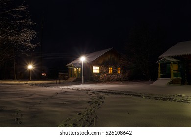 The Path To The House, Winter Night